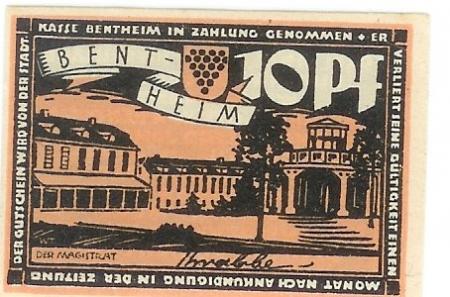 Bentheim - Stadt - -- - 10 Pfennig 