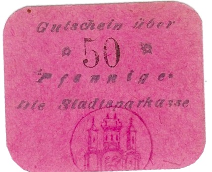 Bodenwerder - Sparkasse der Stadt - -- - 50 Pfennig 