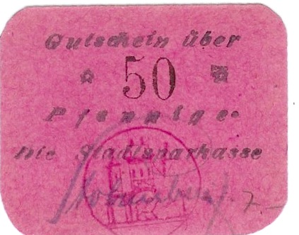 Bodenwerder - Sparkasse der Stadt - -- - 50 Pfennig 