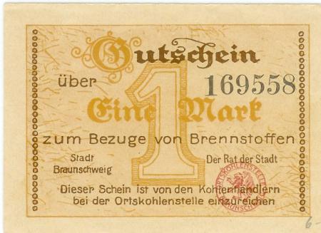 Braunschweig - Stadt - -- - 1 Mark 