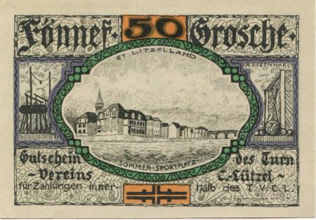 Coblenz-Lützel (heute: Koblenz) - Turnverein - -- - 50 Pfennig 