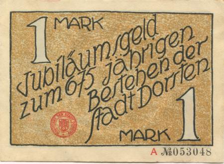 Dorsten - Stadt - -- - 1 Mark 