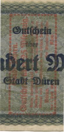 Düren - Stadt - 1.6.1921 - 25 Pfennig 