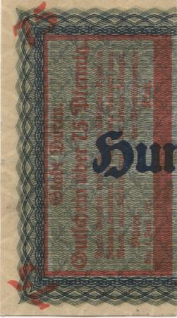 Düren - Stadt - 1.6.1921 - 75 Pfennig 