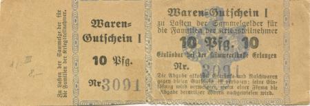 Erlangen - Stadt - -- - 10 Pfennig 