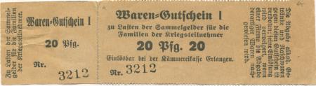 Erlangen - Stadt - -- - 20 Pfennig 