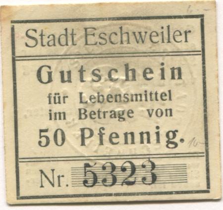 Eschweiler - Stadt - -- - 50 Pfennig 