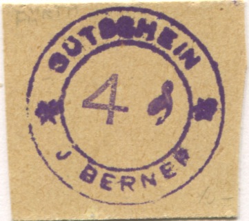 Fürth - Berner, J. - -- - 4 Pfennig 