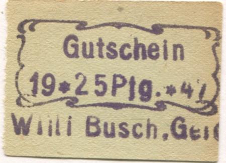 Gera - Busch, Willi - 31.12.1947 - 50 Pfennig 