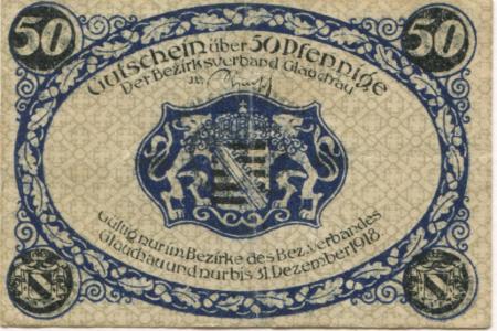 Glauchau - Amtshauptmannschaft - 1917 - 31.12.1918 - 50 Pfennig 