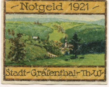 Gräfenthal - Stadt - 1921 - 10 Pfennig 