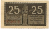 Halberstadt - Stadt - 27.4.1921 - 25 Pfennig 