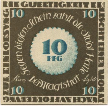 Halle - Stadt - -- - 10 Pfennig 