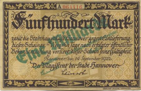 Hannover - Stadt - -- - 1 Milliarde Mark 