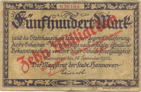 Hannover - Stadt - -- - 10 Milliarden Mark 