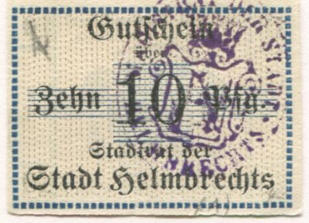 Helmbrechts - Stadt - -- - 10 Pfennig 