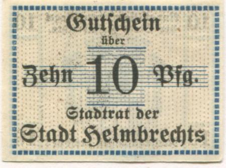 Helmbrechts - Stadt - -- - 10 Pfennig 