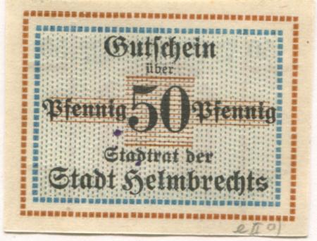 Helmbrechts - Stadt - -- - 50 Pfennig 