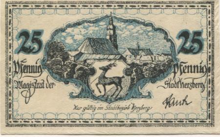 Herzberg - Stadt - -- - 25 Pfennig 
