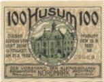 Husum - Kleinsiedlung Nordmark - 15.9.1921 - 31.3.1922 - 100 Pfennig 