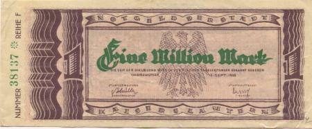 Kaiserslautern - Stadt - 15.9.1923 - 1 Million Mark 