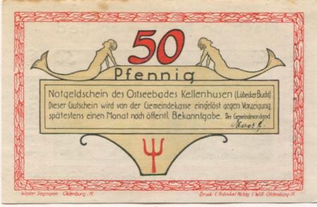 Kellenhusen - Gemeinde - -- - 50 Pfennig 