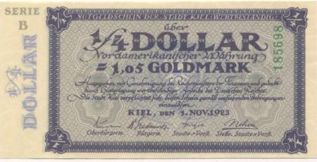 Kiel - Stadt - 1.11.1923 - 1.05 Gold-Mark 