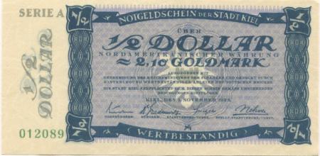 Kiel - Stadt - 1.11.1923 - 2.10 Gold-Mark 