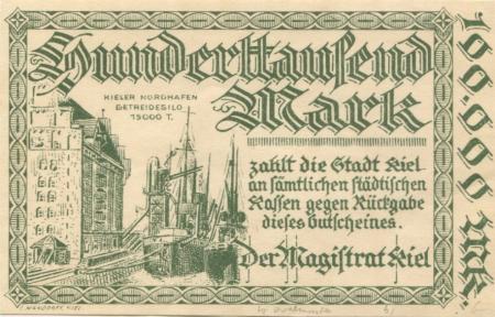 Kiel - Stadt - -- - 100000 Mark 
