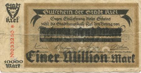 Kiel - Stadt - -- - 1 Million Mark 