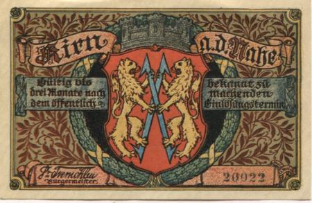 Kirn - Stadt - -- - 50 Pfennig 