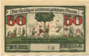 Königsaue - Gemeinde - 10.6.1921 - 50 Pfennig 