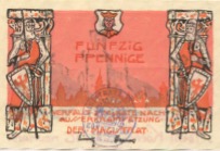 Königsberg (heute: PL-Chojna) - Stadt - -- - 50 Pfennig 