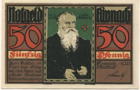 Kronach - Stadt - 1921 - 50 Pfennig 
