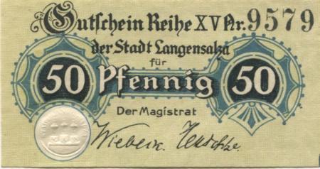 Langensalza (Bad) - Stadt - -- - 50 Pfennig 
