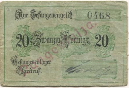Langensalza (Bad) - Gefangenenlager - -- - 20 Pfennig 