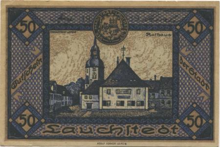 Lauchstedt (Bad) - Stadt - 1919 - 50 Pfennig 