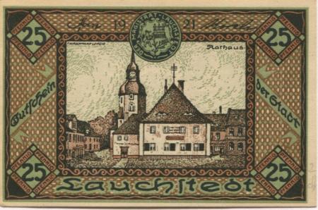 Lauchstedt (Bad) - Stadt - 1921 - 25 Pfennig 