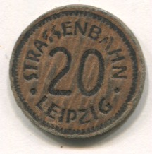 Leipzig - Straßenbahn - -- - 20 Pfennig 