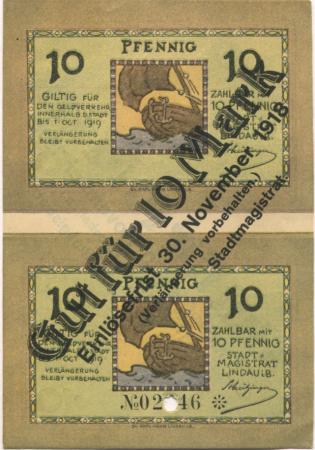 Lindau - Stadt - - 30.11.1918 - 10 Mark 