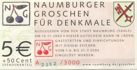 Naumburg - Stadt - 1.6.2004 - 5.50 Euro 