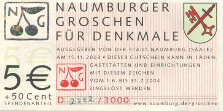 Naumburg - Stadt - 1.6.2004 - 5.50 Euro 
