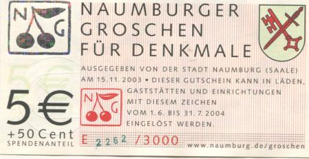 Naumburg - Stadt - 1.6.2004 - 5.50 Euro 