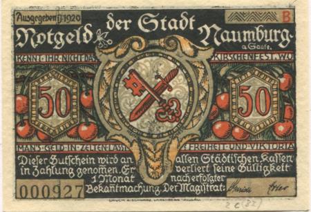 Naumburg - Stadt - 1920 - 50 Pfennig 