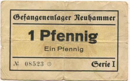 Neuhammer (heute: PL-Swietoszow) - Gefangenenlager - -- - 1 Pfennig 