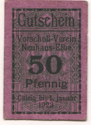 Neuhaus - Vorschuß-Verein eGmuH - - 1.1.1923 - 50 Pfennig 