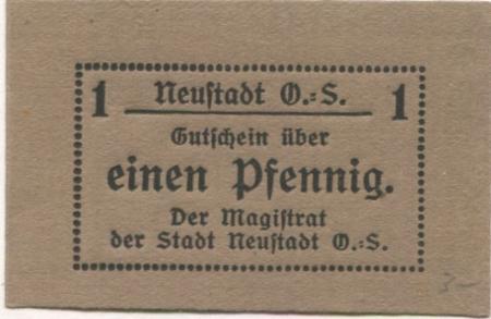 Neustadt (heute: PL-Prudnik) - Stadt - -- - 1 Pfennig 