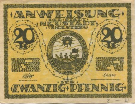 Neustadt - Stadt - -- - 20 Pfennig 