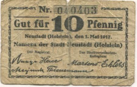 Neustadt - Stadt - 1.5.1917 - 10 Pfennig 