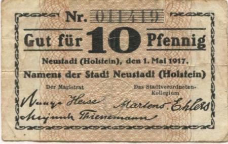 Neustadt - Stadt - 1.5.1917 - 10 Pfennig 